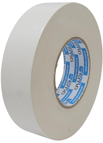 gws Premium Gewebeband, Panzertape mit exzellenter Klebkraft, UV-beständig, wasserfestes Packatape, 80 Mesh-Gewebe, Gewebeklebeband zur vielseitigen Anwendung (50 m x 50 mm, weiss)