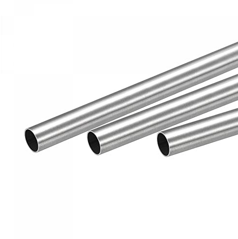 sourcing map 3 Stück 316 Edelstahl Rohr 7mm Außendurchmesser, Nahtlose Gerade Rundrohr 0,5mm Wandstärke, Runde Edelstahlrohr 300mm Länge, Industrie Präzision Metallrohr für Geländer Handläufe