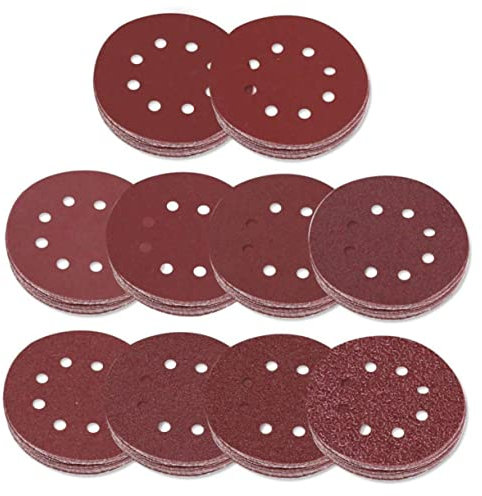 Healvian 25 Stück Schleifscheiben Mit Klett Kreisförmige Pads Körnung Zum Reinigen Finishen Verblenden Und Entgraten Befestigungssystem Für Einfache Handhabung Widerstandsfähig Gegen Feucht
