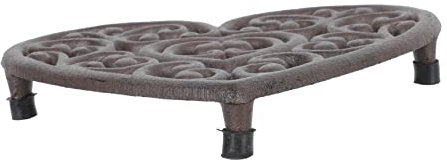 LABRIMP Tovaglietta Decorativa Per La Casa a Forma Di Cuore in Ferro Cavo, Presina Antiscottatura Resistente Al Calore, Stuoia Per Vasi, Protezione Per Tavolo Per Soggiorno e Sala Da Pranzo,
