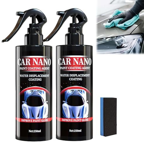 Yanlin 2PCS Mikro Polieren Kit, Nano Autolack Kratzer Entferner, 250ml*2, Auto Körper Polieren, Automobil Polieren Kit
