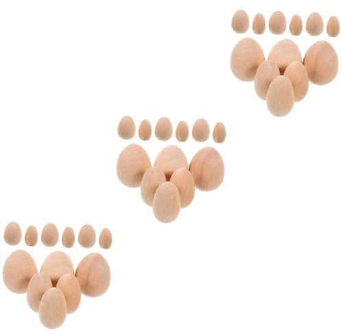 DIYEAH 60stücke -eier Für Bastelprojekte Unlackierte -eier Malen Und Dekorieren Für Ostern Und Familienfeiern Leichte Und Wiederverwendbare