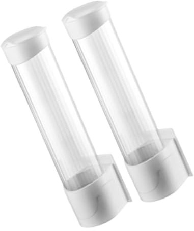 Cabilock Scatola Portaoggetti A Parete Innovativa Dispenser Per Bicchieri Di Carta Elegante Organizer Per Bicchieri Con Supporto Adesivo