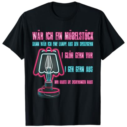 Wackelkontakt - Lampe aus den 70ern - Song T-Shirt