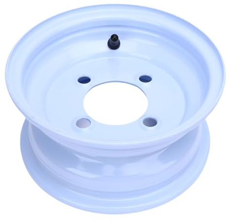 Akozon Llanta de Aleación de Aluminio para ATV de 19 X 7-8 Pulgadas, 4 Orificios para Pernos, Buje de 8 Pulgadas para Go Kart, Quad, Motocross, Cortacésped, Color