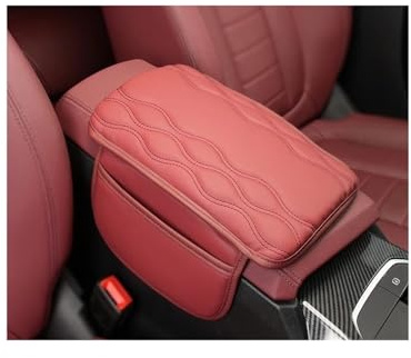 Caja Reposabrazos para Hyundai para Equus para Coupé para Azera para Ioniq Elevación Caja Cambios del Automóvil Reposabrazos Central Protección Codera(Red-1PCS)