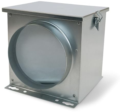 Weedness Filtro di aspirazione dell'aria per serre da 300 mm – Ventola per tubi di ventilazione, filtro ai carboni attivi, adattatore per condizionatore d'aria