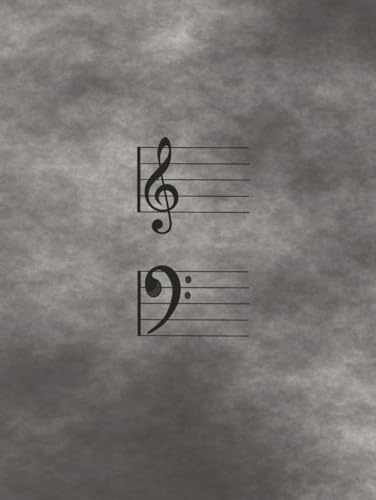 Deluxe Hardcover Manuscript Notebook: | 120-Page Music Writing Notebook with 12 Staves per Page | Large 8.25 x 11 pages | for Composers, Musicians, Songwriters, Students, and Teachers