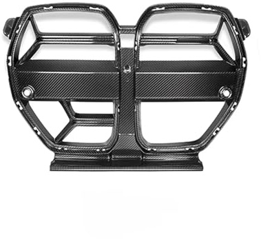 Auto Griglie Anteriori Per BMW Per M3 Per M4 G80 G82 G83 Griglie Da Corsa Griglia Centrale In Fibra Carbonio A Secco CSL 2021 2022 2023 2024 Paraurti Anteriore Griglie(With ACC)