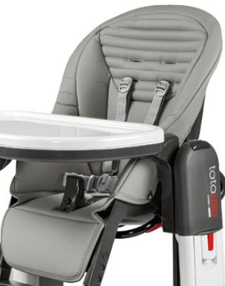Peg Perego Ersatz Sitzerhöhungen Stripes Grey für Peg Perego Tatamia