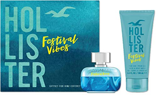 Hollister Festival Vibes for Him Eau de Toilette und Haar/Körperwaschmittel