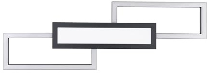 EGLO LED Deckenleuchte Monirote, Deckenlampe minimalistisch