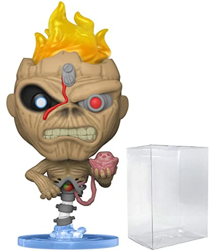 POP Iron [Maiden] Eddie - Seventh Son of Seventh Son Funko Vinyl Figure (Bundled with Compatible Box Protector Case), Multicolored, 3.75 inches