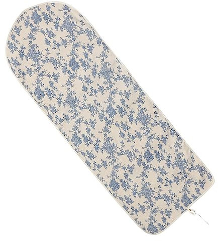 BUGUUYO Copertura Per Tavola Da Stiro Con Bordo Elasticizzato Fodera Antiscivolo Design Elegante Blu Rosa Perfetta Per Stirare in Casa Viaggio