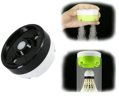 YXRRVING Federball Luftbefeuchter,Badminton Ball Dampfer,Luftbefeuchter Badminton Federball Dampf,Hält Feder Feuchtigkeit Badminton Tube Caps Luftbefeuchter Wartung