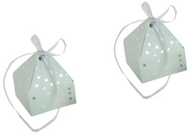 SOLUSTRE 20 Stk Bonbonschachteln aus Papier Geburtstagsparty-Zubehör Auto Teppich Spielmatte Bonbonschachteln Gastgeschenke Pyramiden-Bonbonschachteln Hochzeit Süßigkeiten Box Karton