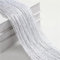 Zomanon Door String Curtain Tassel Curtain, Luxury Tassel String Door Curtain Beads Decorative 200 x 100 cm Fly Screen Room Divider Window Tassel Curtain Panel for Bedroom Hotel Living Room (White)