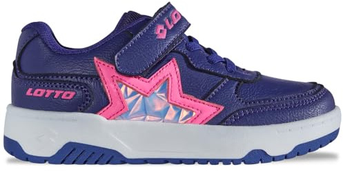 LOTTO Taruva K Unisex Kids Basket, Violet FR Pink, 28 EU