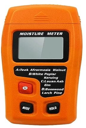Misuratore di umidità, Misuratore Umidità Muri, Strumenti di rilevamento 'umidità del legno Misuratore di umidità digitale Professionale 0 ~ 99,9% Igrometro for legno Strumento portatile Rilevatore di