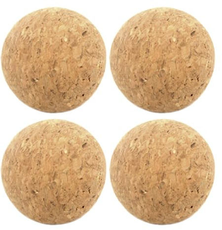 LIUZIKUN 4Pcs Holz Kork Ball 36Mm Foosball Ball Tisch Fußball Kork Ball Für Tisch Fußball Foosball Ersatz Kork Foosball Set