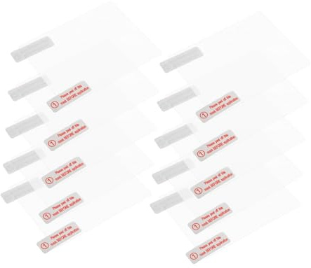 MAGICLULU 10 Pièces Autocollants Électrostatiques Transparents pour Pare de Lot de Résistants à Haute Température pour Caméras de Tableau de Bord Adhésifs Durables et Épais