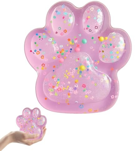 Taba Squishy, Fufu Squishy, Squishy Pfote, Squishy XXL, Katzenpfoten Squishy, 15*14 cm, Weiches Und Elastisches Stressabbau Spielzeug, Perfekt für Kinder Und Erwachsene, Zubehör Zufällig