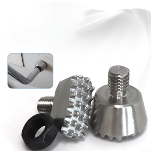Flattening Hammer Replacement Head Stainless Steel Car Dent Repair Tool M8 Threaded Fits Crowbars and Hammers for Dent Removal