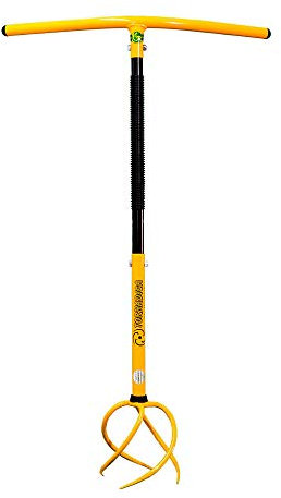 TORNADICA Gartenkralle: Vertikutierer und Unkrautentferner in einem Gerät, Erde einfach umgraben, Gartenwerkzeug, Kultivator mit Stiel, Bodenlockerer, Gartenfräse, Umgraben Gerät, Grubber, Pflug