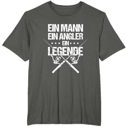 Angler Fischer Legende Fisch Angelrute Angelhaken Geschenk T-Shirt