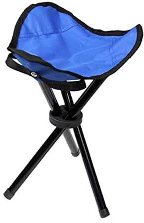 INOOMP Klapphocker Für Camping Tragbarer Campinghocker Leichter Angelhocker Faltbarer Strandstuhl Dreieckiger Hocker Zum Picknicken Und Grillen