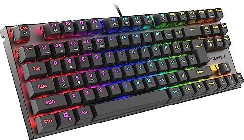 Genesis Thor 303 TKL US Iluminación RGB Mecánica Red Switch Hot Swap