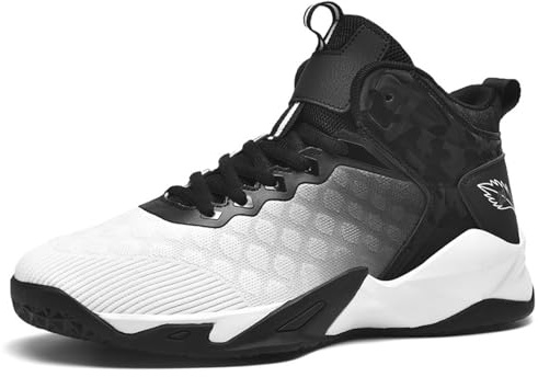 Uhclrr Scarpe da Ginnastica da Basket da Uomo di Moda Scarpe Sportive da Corsa da Corsa(40 EU, Black)