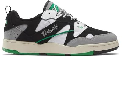 Reebok Unisex Bb 4000 II 96 Basketballschuhe, Schwarz Weiß Glengreen, 42.5 EU