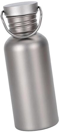 Titan-Wasserflasche | Fahrradtrinkgeschirr Titan | Auslaufsichere Titanflasche | Diese Flasche ist eine praktische und umweltfreundliche Wahl für alle, die Wert auf Leistung und Nachhaltigkeit legen