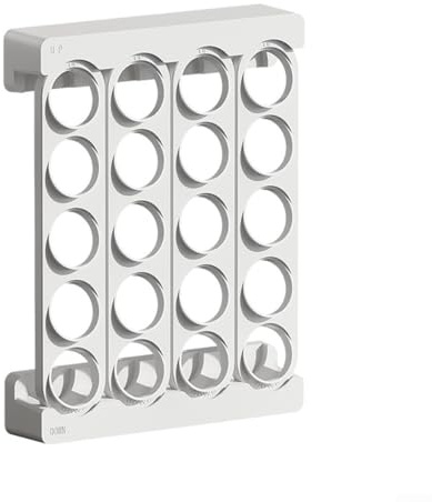 Portacapsule di caffè salvaspazio da parete, organizer per 20 capsule in cucine moderne (bianco)