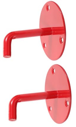 DOITOOL 2pcs Fire Extinguisher Holder Wall Mount Iron Bracket Hook for Heavy Duty Extinguishers Fixed in Garage Kitchen