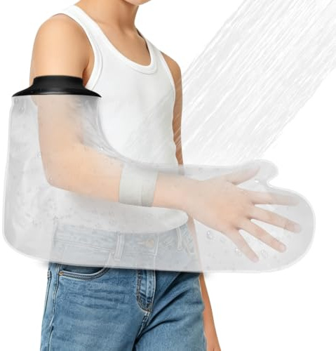 AYBUY Protector Escayola para Ducha Niños, Funda Escayola Brazo Largo Impermeable