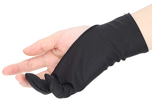 RiToEasysports Målarhandskar med 2 Fingrar Andas Elastisk för skiss- och Målningsverktyg 1 St Storlek S (XS)