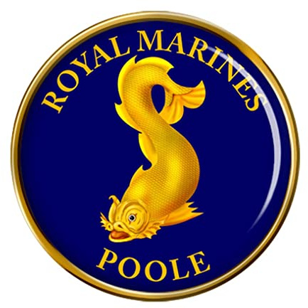 Royal Marines Buchen Poole Anstecker Abzeichen