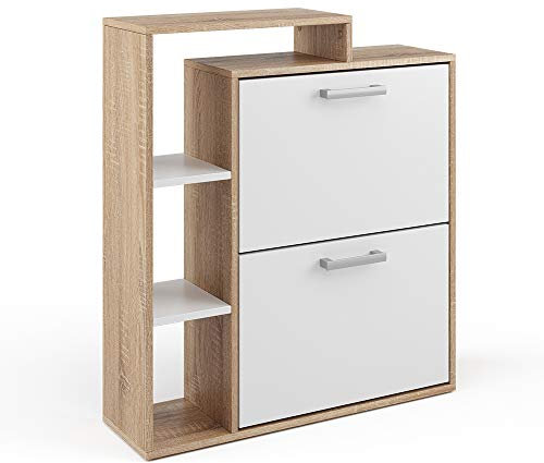 Vicco Schuhkipper Orlando, Schuhregal, Sonoma, 24.5 x 90 cm