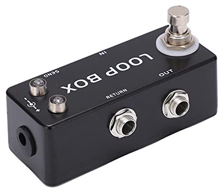 Pedale Switcher, langlebige Routing-Auswahl, robustes Effekt-Loop-Pedal Mini für Musikinstrumente zum Anpassen