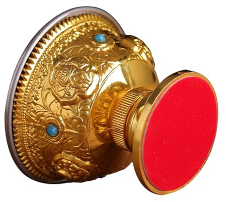 LIFKOME Zinc Alloy Goblet Cup Buddhist Worship Bowl Retro Style Desktop Cup for Family Friends