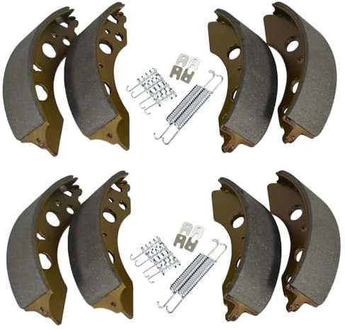 AB Tools 200 x 50mm ALKO Type Trailer Brake Shoes For 4 x Brake Drums Twin Axle