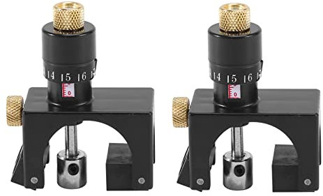 Yheonver 2X verstellbares Hobelmesser Cutter Kalibrator Einstelllehre Messgerät Holzbearbeitung Werkzeug