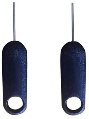 2 Pack SIM Card Pins with Keychain Hole - Universal Sim Card Tray Removal Tool for iPhone,iPad & Samsung Smartphones