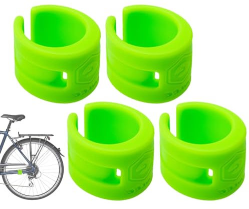 Kettenstrebenschutz-Set – Gummi-Fahrradrahmenschutz, 4 Stück Kettenstrebenschutz, Gummi-Fahrradrahmenschutz, Kettenstreben-Kettenstrebenschutz Für Straßen- Und Mountainbike-Rahmen, Kratzfeste Folie