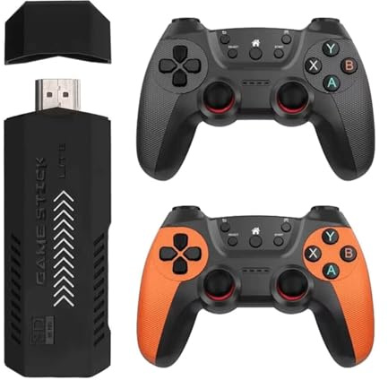 NULA X2 Ultra Retro Consola de Juegos HDMI Video Game Stick Juguetes con más de 35.000 juegos (64G), con Controladores Inalámbricos 2.4G, Nostalgia Arcade Handheld Emuladores para TV