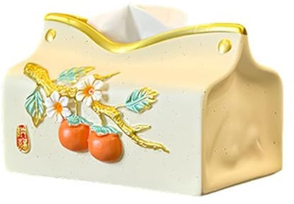 Kosmetiktücher Box Quadratische Harz-Taschentuchbox-Abdeckung, handgefertigte Seidenpapier-Box-Abdeckung, chinesischer Taschentuchhalter, Wohnzimmer, Couchtisch, Taschentuchbox für Esszimmer Badezimme