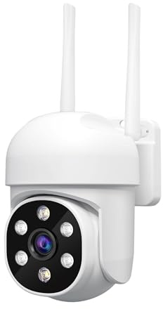 Royal Led 2MP-kamera Wi-Fi utomhus, övervakningskamera, rörelsespårning med mänsklig detektering, tvåvägsljud, 2,4 ghz kan anslutas till Android iOS smartphone