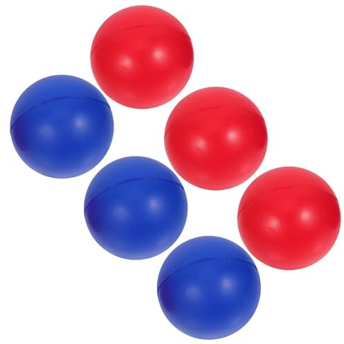 UPKOCH 6stücke Pu Beach Paddle Balls Ersatzbälle Bunte Strandspielzeug Für Draußen Weiches Material Sicher Und Langlebig Für Spielspaß Mit Familie Und Freunden